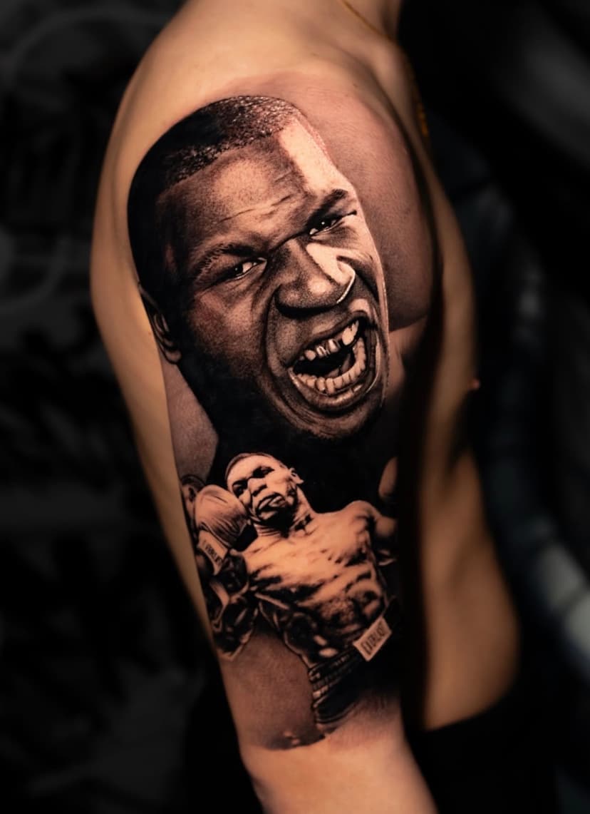 Mike Tyson Portrait Tattoo von Sissy